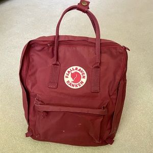 Fjallraven Kanken Classic Red Backpack